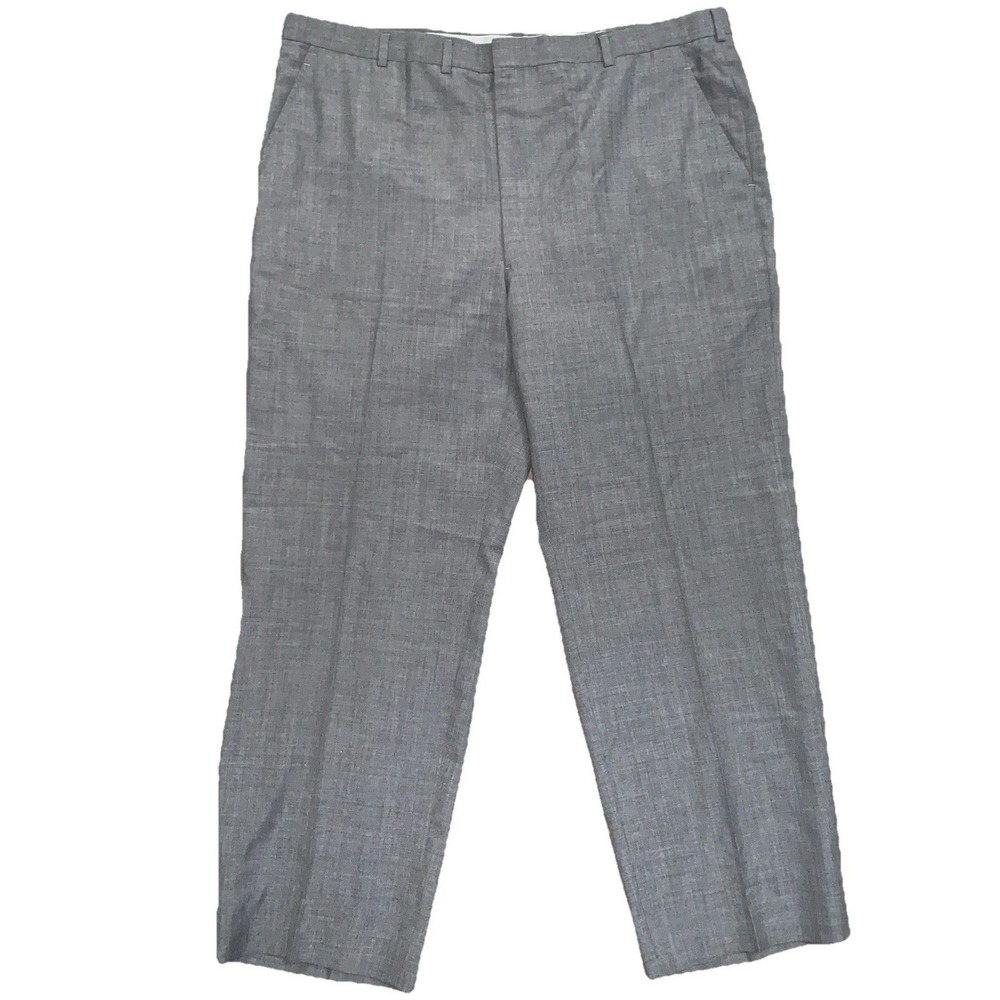 Christian Dior Monsieur Gray Business Straight Leg Dress Pants Size 38x29 Preppy